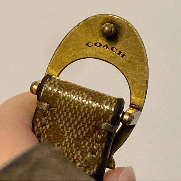 Coach Brown Belt with Gold Buckle - Picture 3 of 10